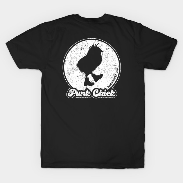 Punk Chick - Farm Girl - White - Distressed by Barn Shirt USA